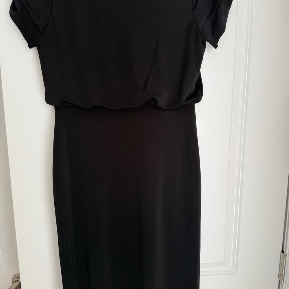 Ann Taylor Classic Black Midi Dress